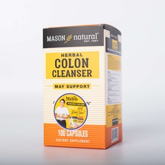 Viên Uống Hỗ Trợ Chức Năng Đại Tràng MASON NATURAL Colon Herbal Cleanser 100 Viên