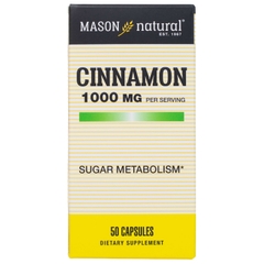 Viên Uống Hỗ Trợ Chuyển Hoá Đường MASON NATURAL Cinnamon 50 Viên