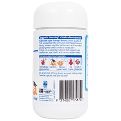 Nature's Way Kids Smart Bursts DHA 300mg Triple Strength - Bổ sung DHA, hỗ trợ tốt cho não bộ và mắt