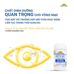 Nature's Way Kids Smart Bursts DHA 300mg Triple Strength - Bổ sung DHA, hỗ trợ tốt cho não bộ và mắt