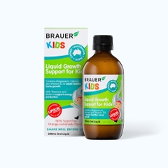 Siro Brauer Kids Liquid Growth Support for Kids Hỗ trợ Phát triển Chiều Cao cho trẻ từ 1 tuổi (200ml)