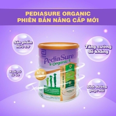 Sữa bột hữu cơ pediasure organic vanilla 800g cho bé 1-10 tuổi