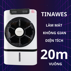 Quạt điều hòa hơi nước dung tích 7 lít tinawes kèm remote làm mát phòng 20m vuông