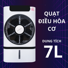 Quạt điều hòa hơi nước dung tích 7 lít tinawes nút cơ làm mát phòng 20m vuông