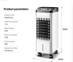 Quạt điều hoà hơi nước nhỏ gọn dung tích 4 lít kaisa villa dành cho phòng 15-20m vuông