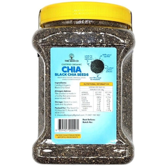 The Seed Co 1.6kg Black Chia Seeds Vegan Gluten Free Certified Organic Superfood 1.6kg