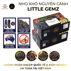 Nho Ngón Tay khô nguyên cành Little Gemz Sweet Sapphire Dried Grapes Clusters 1kg