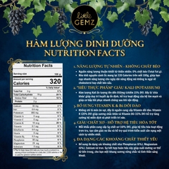 Nho khô Ngón Tay Little Gemz Sweet Sapphire Dried Grapes Clusters 300g