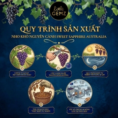Nho khô Ngón Tay Little Gemz Sweet Sapphire Dried Grapes Clusters 300g