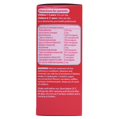 Nature's Way Kids Smart Multi Iron Liquid - Hỗ trợ bổ sung sắt và các vi chất cần thiết cho trẻ nhỏ dạng nước