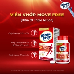 Viên uống chắc khỏe xương khớp Schiff Move Free Ultra Triple Action hộp 75 viên 