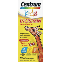 Siro ăn ngon centrum kids incremin iron mixture hỗ trợ trẻ biếng ăn 200ml