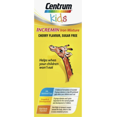 Siro ăn ngon centrum kids incremin iron mixture hỗ trợ trẻ biếng ăn 200ml