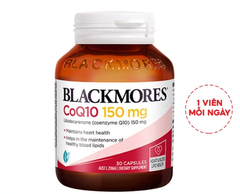Blackmores CoQ10 150mg hỗ trợ sức khỏe tim mạch hộp 30 viên