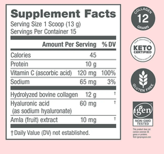 Collagen dạng bột neocell với vitamin c và acid hyaluronic hộp 195g giúp duy trì độ ẩm cho da khỏe mạnh