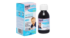 Vitabiotics Wellbaby Multi-Vitamin Liquid Chai 150ml 14 loại vitamin và khoáng chất thiết yếu cho bé