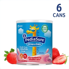 Sữa bột pediasure grow & gain strawberry 400g vị dâu Mỹ cho bé từ 1 -10 tuổi