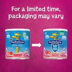 Sữa bột pediasure grow & gain strawberry 400g vị dâu Mỹ cho bé từ 1 -10 tuổi