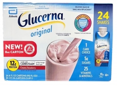 GLUCERNA Original Abbott VỊ DÂU - Mã thùng 24 chai