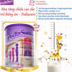 Sữa bột pediasure vani 850g nội địa Úc bổ sung dinh dưỡng cho trẻ 1-10 tuổi