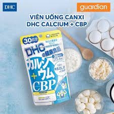 Viên uống bổ sung Canxi DHC Calcium + CBP giúp xương chắc khoẻ, giảm đau nhức xương khớp 30 ngày 120 viên
