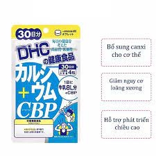 Viên uống bổ sung Canxi DHC Calcium + CBP giúp xương chắc khoẻ, giảm đau nhức xương khớp 30 ngày 120 viên