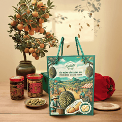 Sầu riêng sấy thăng hoa Freeze Dried Extaste Durian 100g Ready to eat Snack