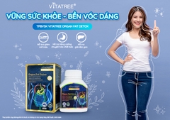 Thải độc mỡ nội tạng vitatree organ fat detox thanh lọc cơ thể hộp 60 viên