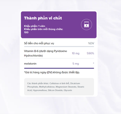 Hỗ trợ giấc ngủ ngon natrol melatonin sleep 5mg hộp 100 viên giúp ngủ sâu, ngon, tinh thần sảng khoái (ngậm)
