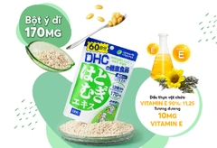Trắng da DHC Adlay Extract hỗ trợ làn da sáng mịn 30 ngày 30 viên
