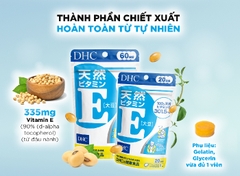 Viên uống bổ sung vitamin e dhc hạn chế lão hóa da gói 30 ngày 30 viên