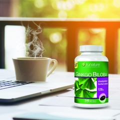 Bổ não Trunature Ginkgo Biloba 120mg tăng cường tuần hoàn máu não 340 viên
