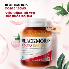 Blackmores CoQ10 150mg hỗ trợ sức khỏe tim mạch hộp 30 viên