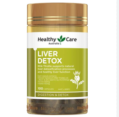 Hỗ trợ gan Healthy Care Liver Detox hộp 100 viên