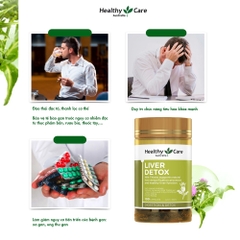 Hỗ trợ gan Healthy Care Liver Detox hộp 100 viên