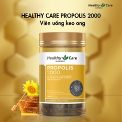 Keo ong Propolis 2000mg Healthy Care đề kháng 200 viên
