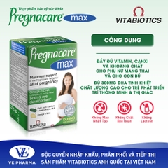 TPBVSK Pregnacare Max  bổ sung vitamin,khoáng chất cho phụ nữ mang thai &cho con bú vitabiotics