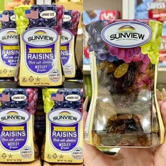 Nho khô ba màu Sunview Raisins 425g Mỹ