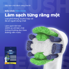 Combo 5 dầu bàn chải thay thế Oral B everyday clean brush heads (5 đầu tách ra từ set 16)