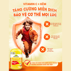 Kẹo Dẻo Nature's Way Kids Smart Vita Gummies Vitamin C+ZinC – Bổ sung kẽm và vitamin C tăng sức đề kháng cho trẻ