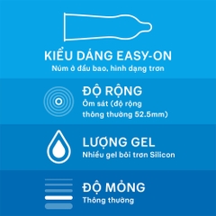 Bao Cao Su Durex Jeans Hộp 3 cái