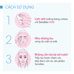 Nuớc tẩy trang Bioderma Crealine H2O Peaux Sensibles da nhạy cảm-500ml