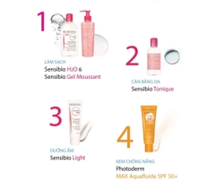 Nuớc tẩy trang Bioderma Crealine H2O Peaux Sensibles da nhạy cảm-500ml