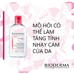 Nuớc tẩy trang Bioderma Crealine H2O Peaux Sensibles da nhạy cảm-500ml