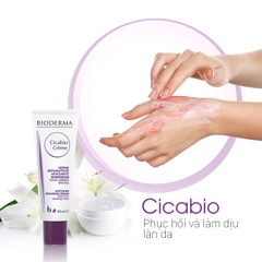 Kem dưỡng hỗ trợ phục hồi da tổn thương Bioderma Cicabio Creme tuýp 40ml