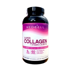 Collagen dạng viên neocell super collagen vitamin c biotin 360 viên dưỡng da, tóc, móng chắc khỏe