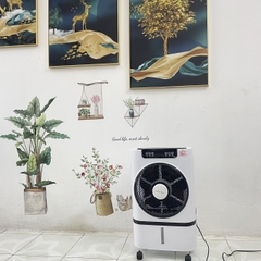 Quạt điều hòa hơi nước dung tích 7 lít tinawes kèm remote làm mát phòng 20m vuông