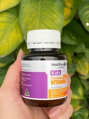 Viên nhai healthy care kids chewable zinc vitamin c bổ sung kẽm và vitamin c cho bé hộp 60 viên