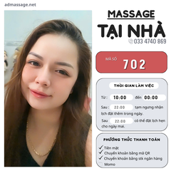 Số 702: DỊCH VỤ MASSAGE TẠI NHÀ & KHÁCH SẠN TP. NHA TRANG