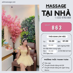 SỐ 863: MASSAGE TẠI NHÀ TPHCM